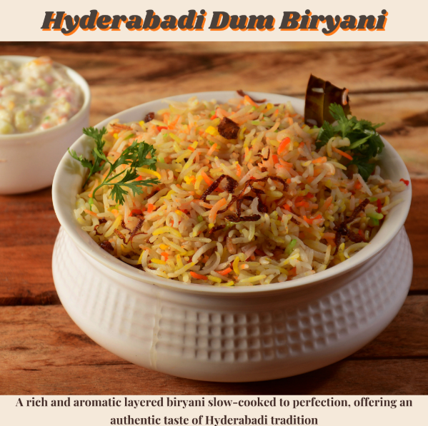 Hyderabadi Dum Biryani – Chicken