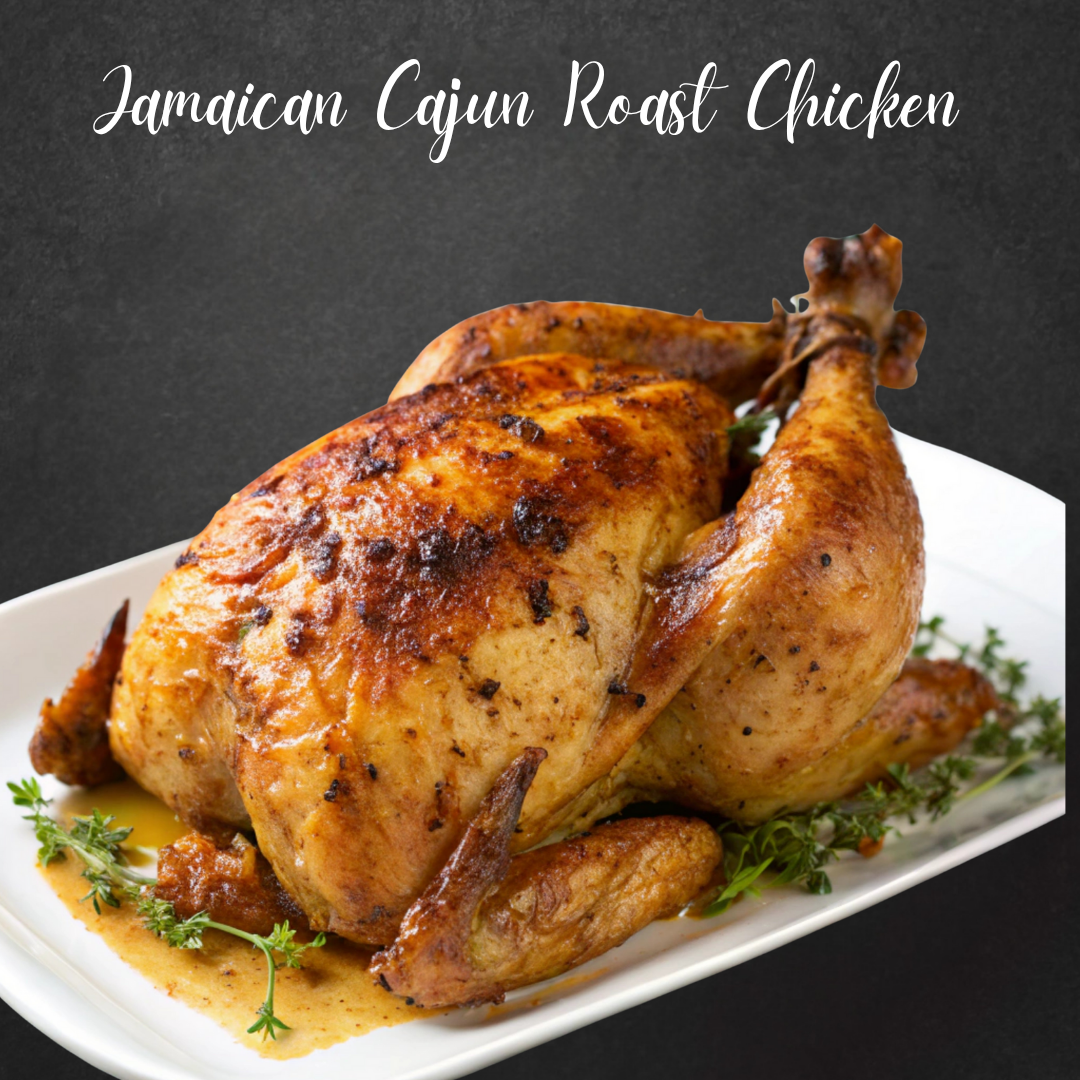 Jamaican Cajun Roast Chicken